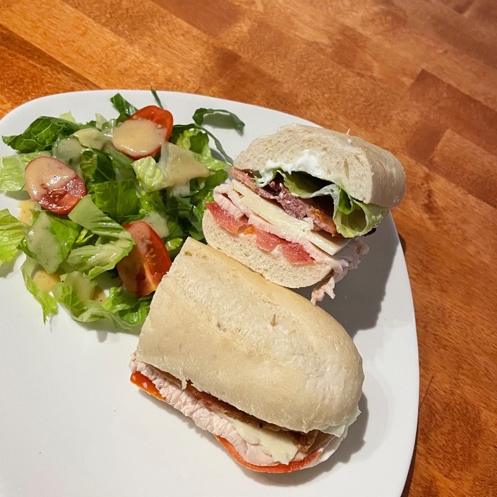 Turkey Club Baguette