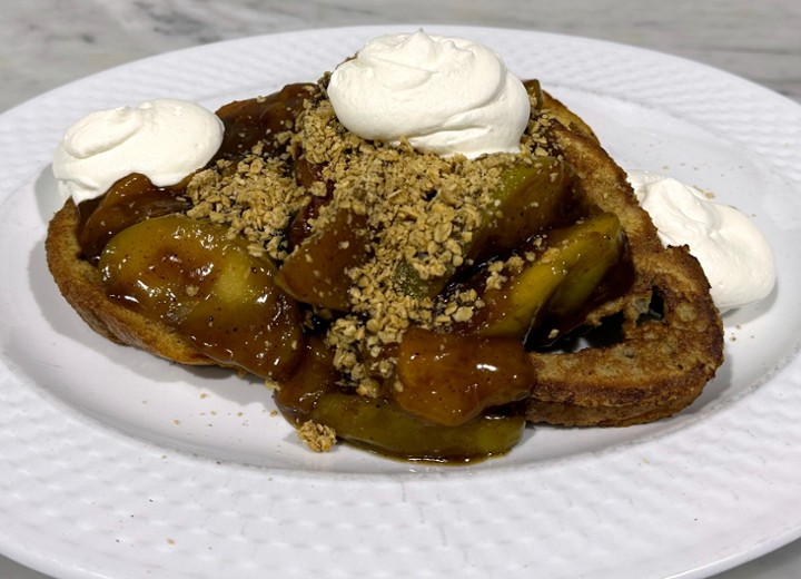 Peach Cobbler French Toast
