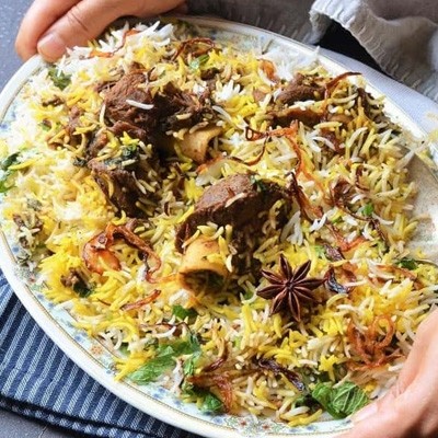 Hyderabadi Goat dum Biryani