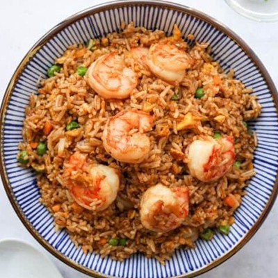 Shrimp Manchurian Fried Rice