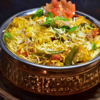 Hyderabadi Vegetable Dum Biryani