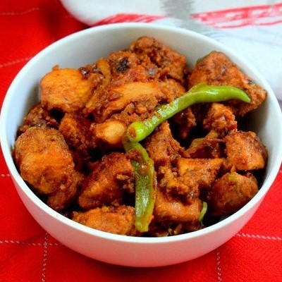 Raju Gari Kodi Vepudu (bone-in Chicken Fry)