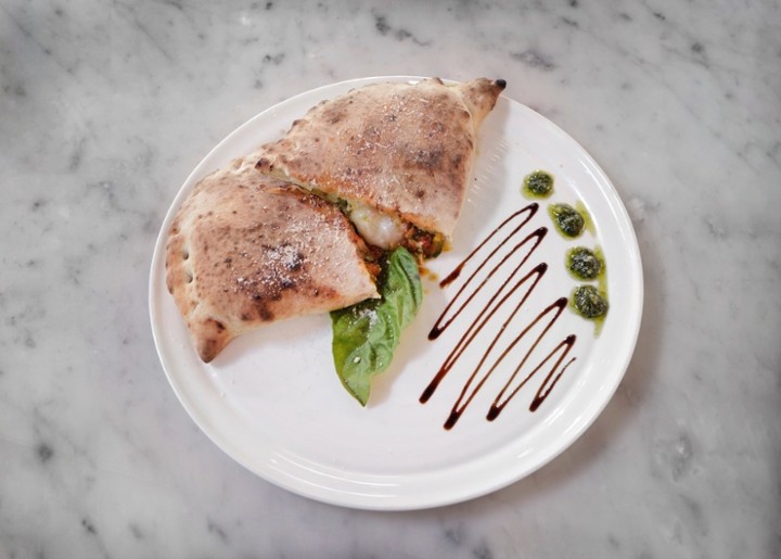 Chicken Pesto Calzone