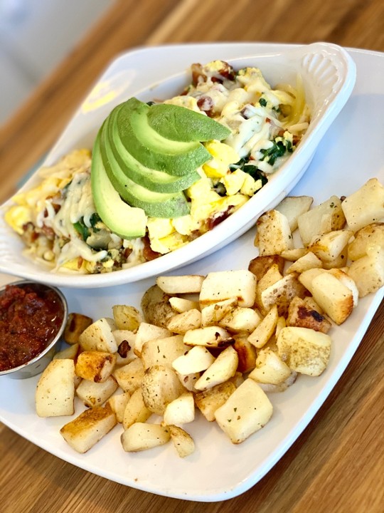 Bacon Avocado Scramble