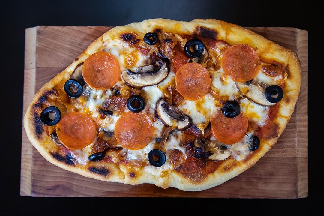 Pepperoni And Mushroom Flatbread