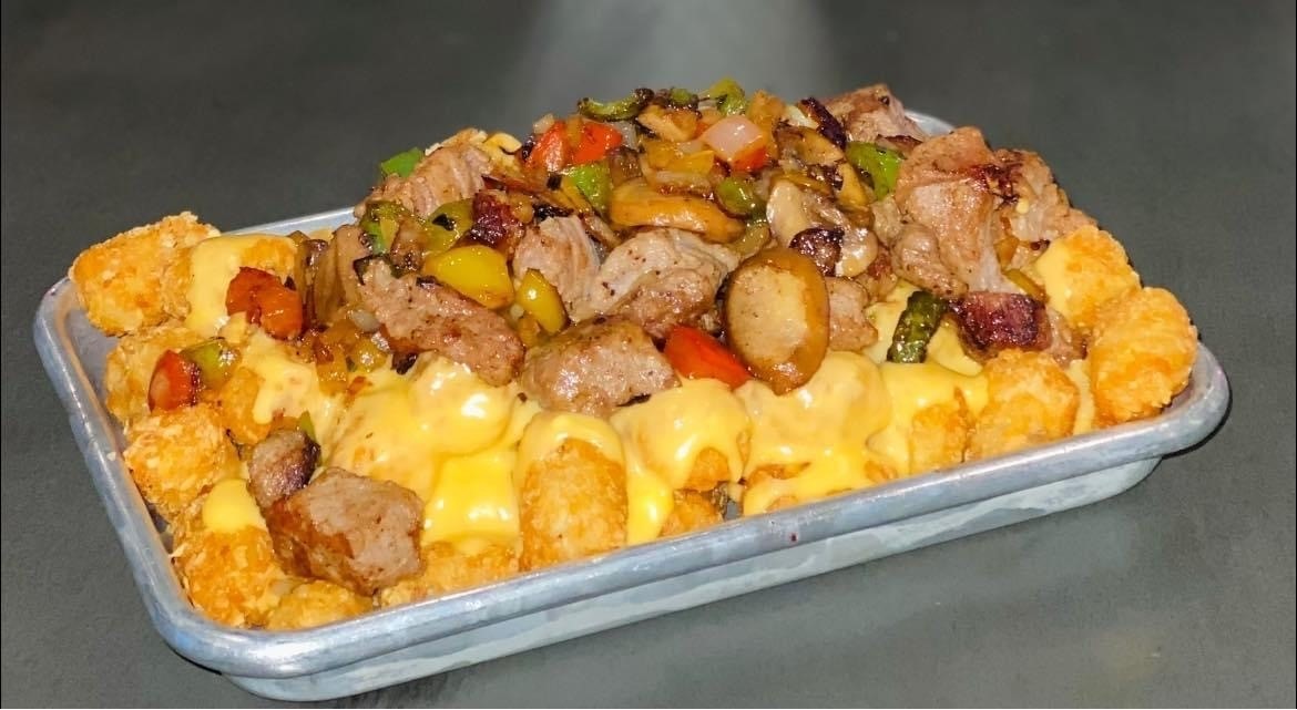 Philly Cheese Steak Tots