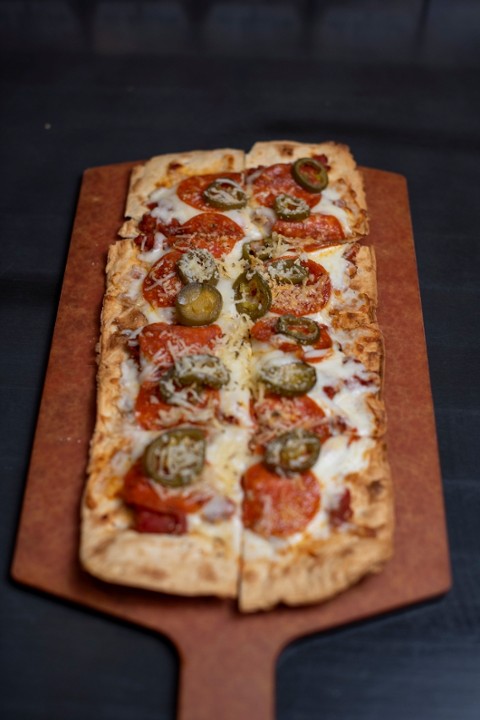 Jarod's Jalapeno-Pepperoni Flatbread