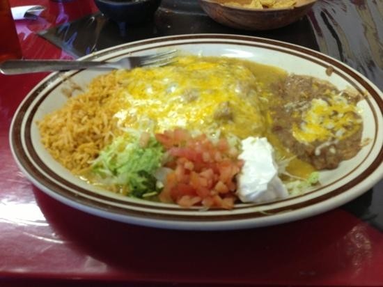 Chicken Enchilada Plate