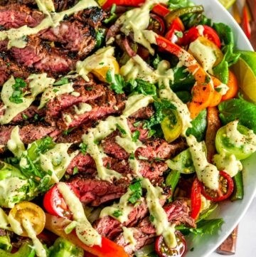 Beef Fajita Salad