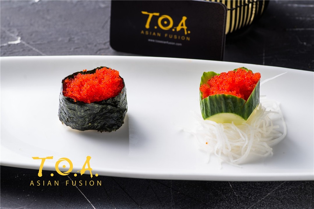 Flying fish Roe (Red Tobiko)( 1Pc)