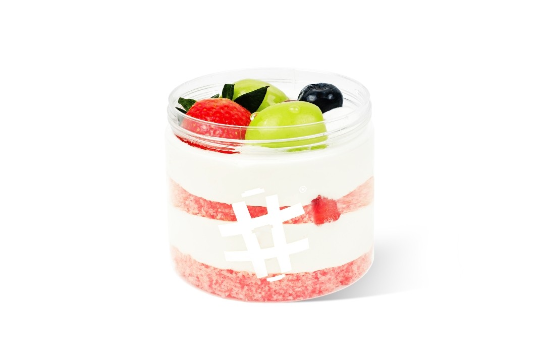 Strawberry Cake Jar
