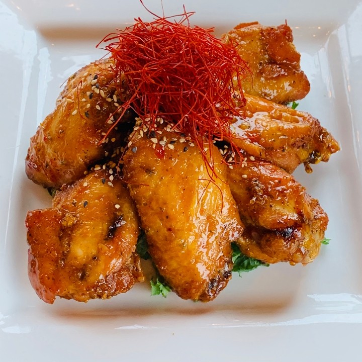 Honey Togarashi Chicken Wings (8)