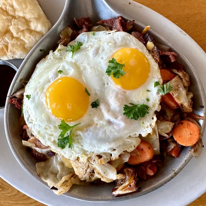 Corned Beef & Cabbage Skillet