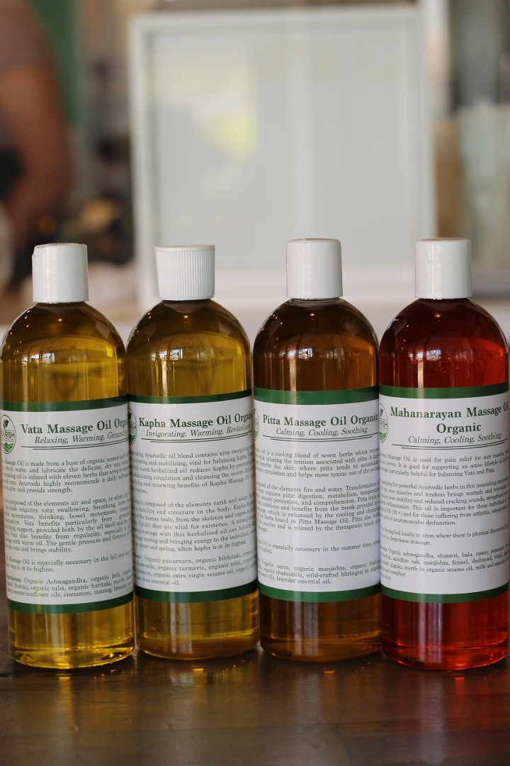 Ayurvedic Massage Oils - Organic