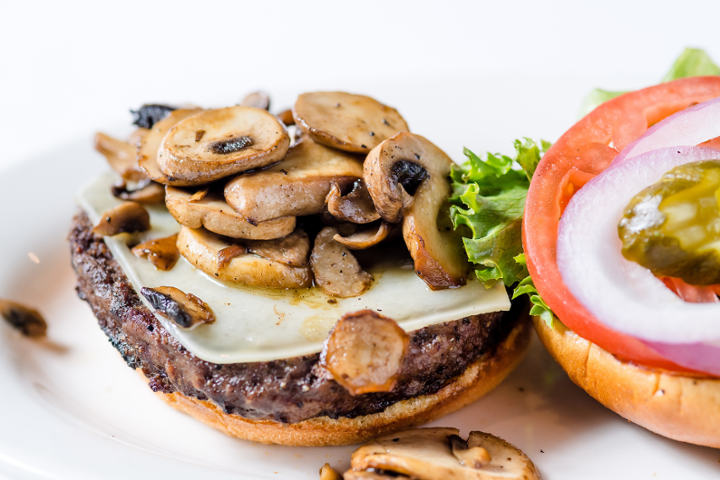 Mushroom Swiss Burger