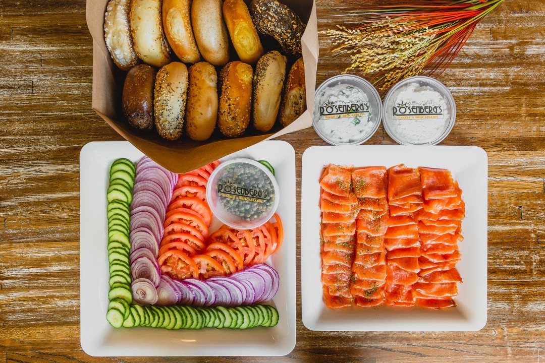 Bagels And Lox (Serves 10)