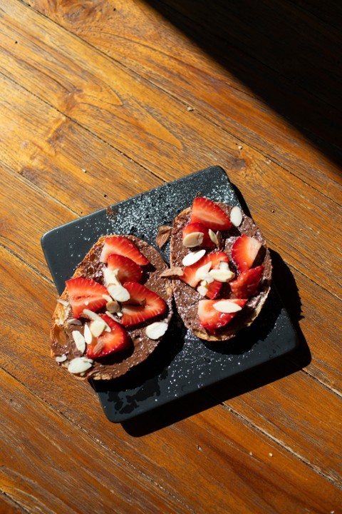 Strawberry Nutella Toast