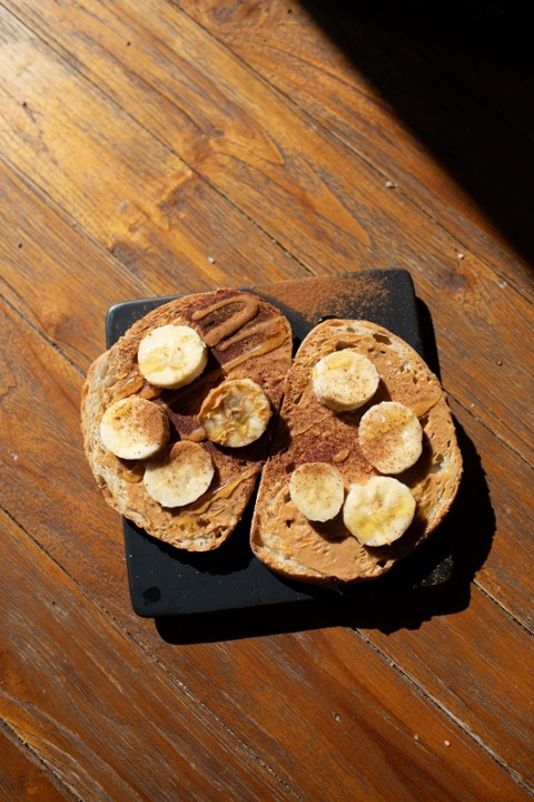 Peanut Butter Banana Toast