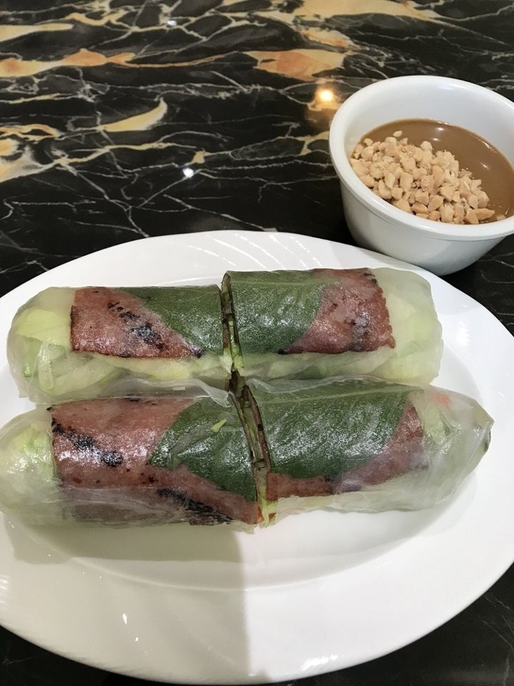 A4. Summer Rolls Grilled Sausage - Goi Cuon Nem Nuong