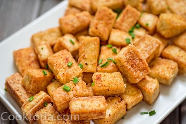 V4. Fried Salty Crispy Tofu - Dau Hu Rang Muoi