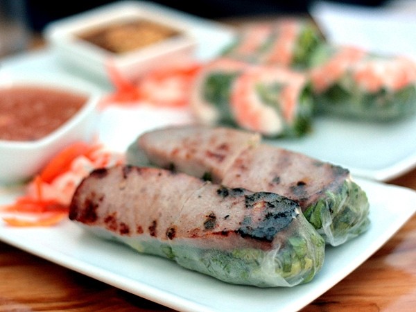 A6. Summer Rolls Grilled Chicken - Goi Cuon Thit Nuong Ga
