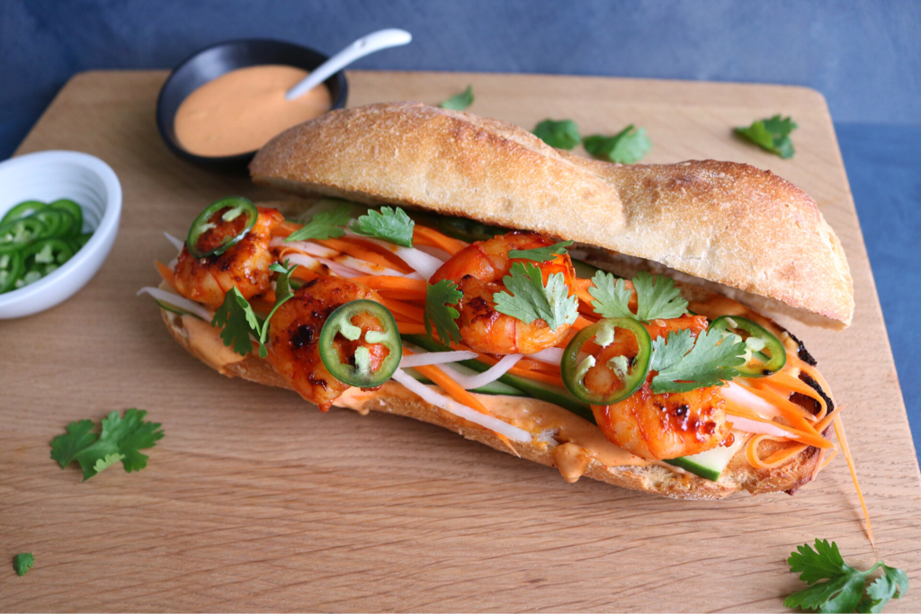 SW8. Grilled Shrimp Sandwich - Banh Mi Tom Nuong