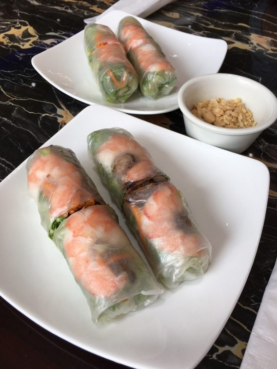 A3. Summer Rolls Shrimp & Grilled Pork - Goi Cuon Tom Thit Nuong