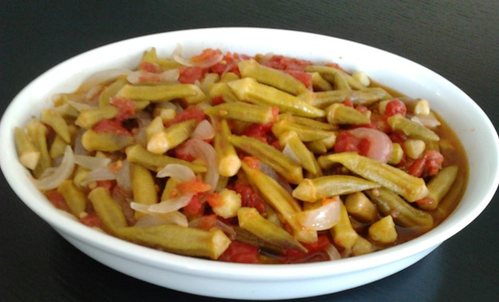 (6 people) Okra in Tomato (V-Vg-Gf)