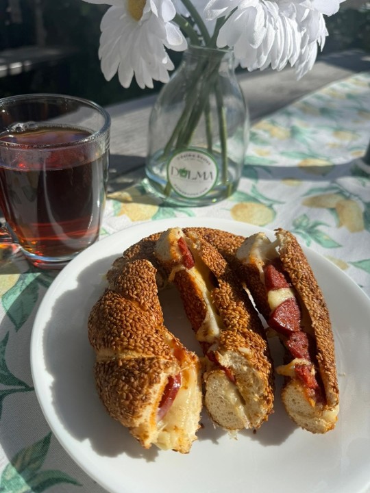 Turkish Sesame Bagel Panini