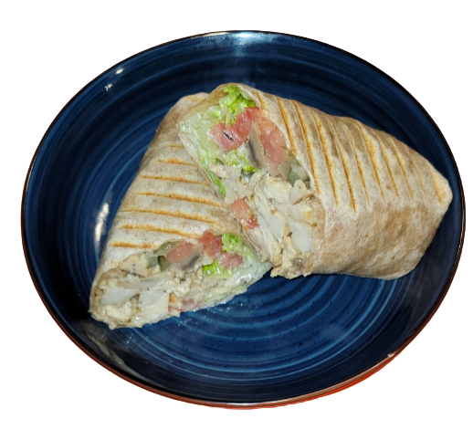 Creamy Mushroom Chicken Wrap