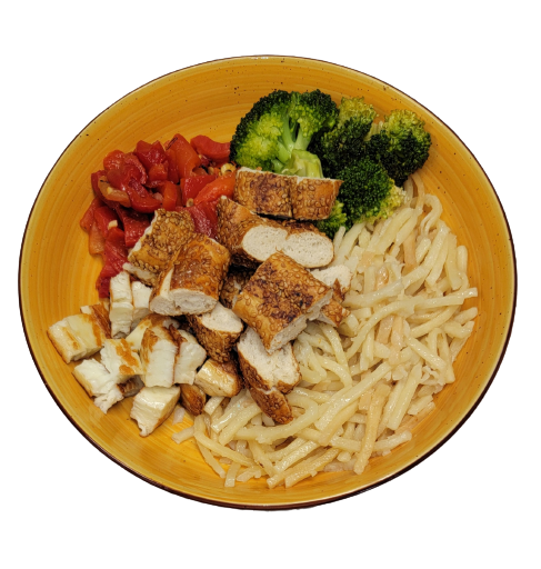 Halloumi Pasta Bowl (Vg)