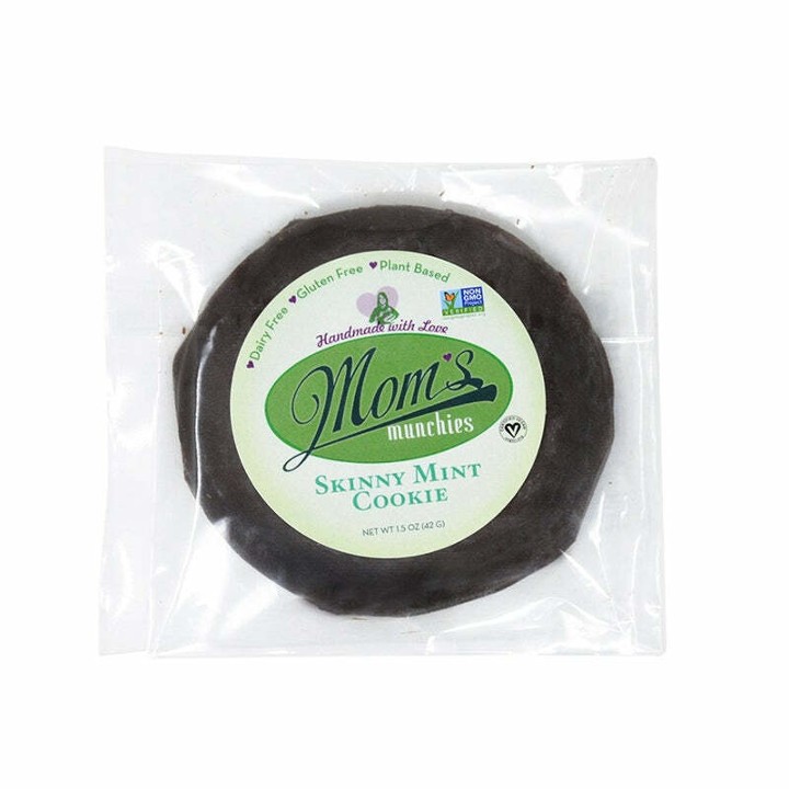 Mom's Munchies- Skinny Mint Cookie (df/gf/plant based)