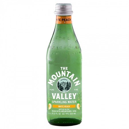 Mountain Valley Sparkling Water - White Peach - 11.3 oz
