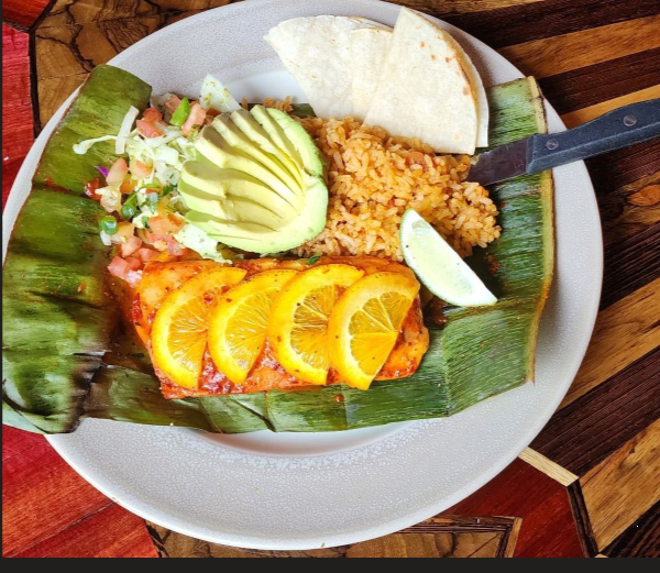 Grilled Banana Leaf Mahi