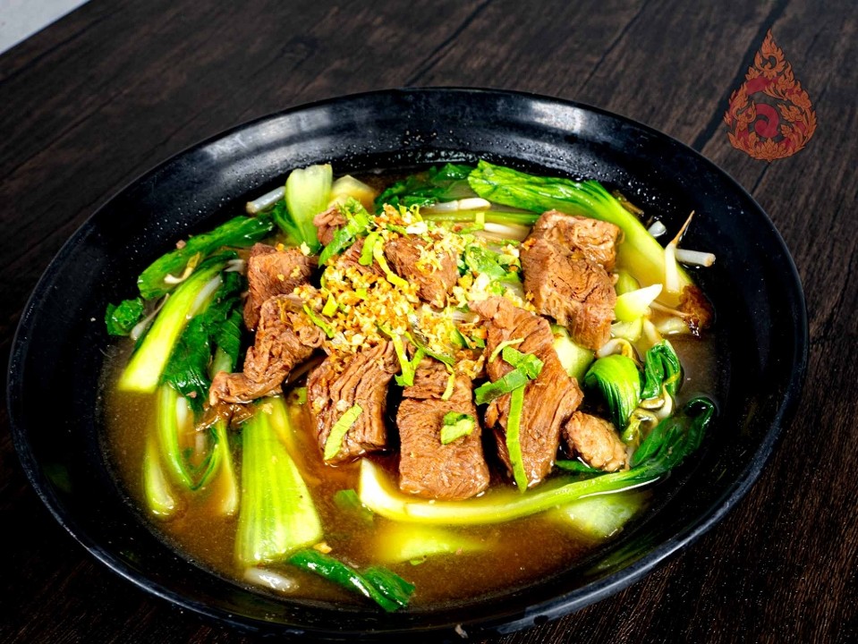 Bison Slow-Cooked Noodle Soup