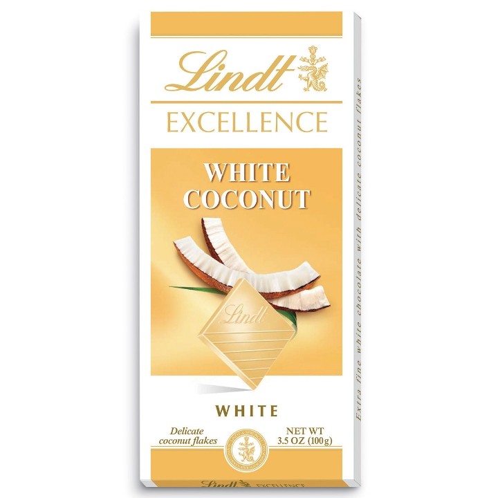 Lindt White Coconut White Chocolate Bar