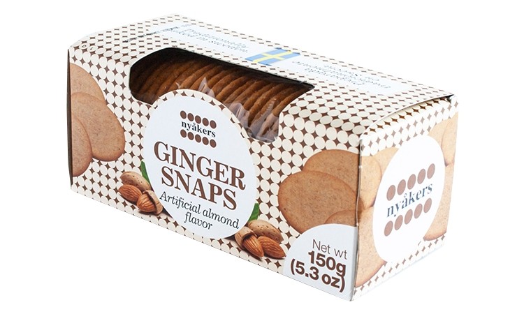 NYAKERS Almond Gingersnaps Window Box