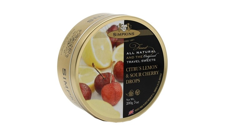 SIMPKINS Citrus Lemon & Sour Cherry Drops