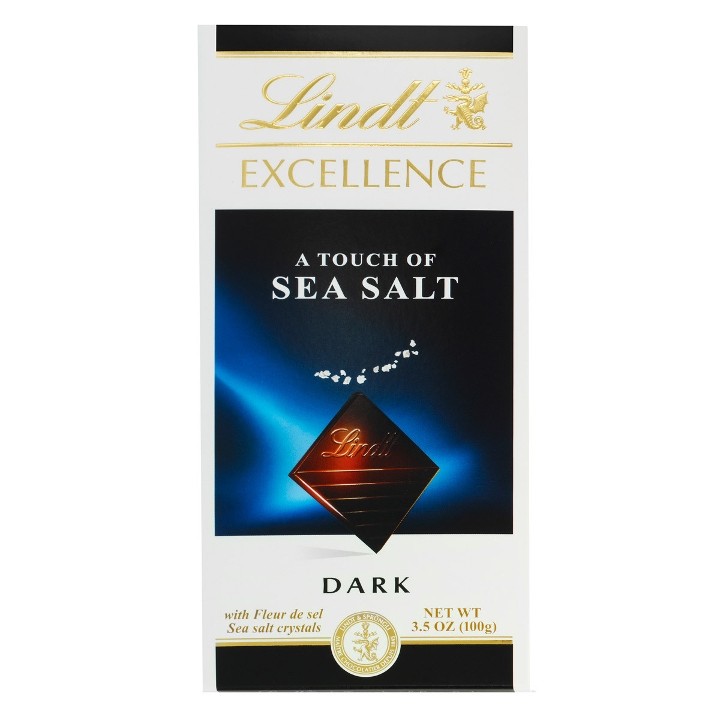 Lindt Sea Salt Dark Chocolate Bar