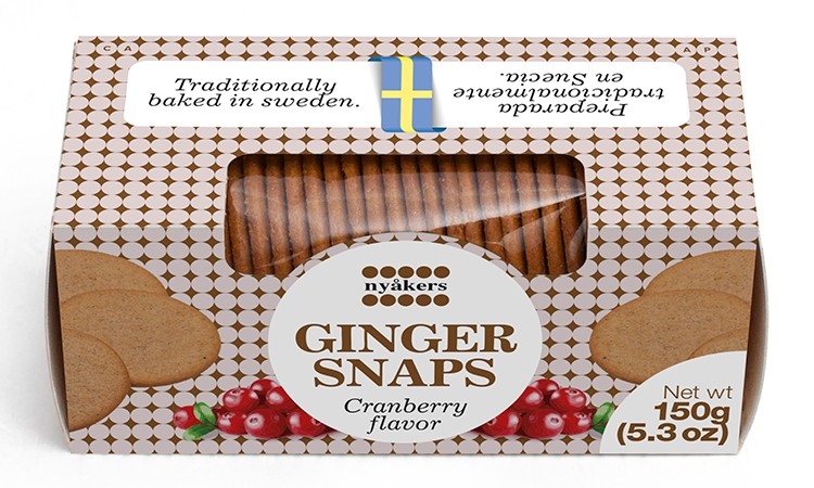 Nyakers Ginger Snap- CRANBERRYWindow Box
