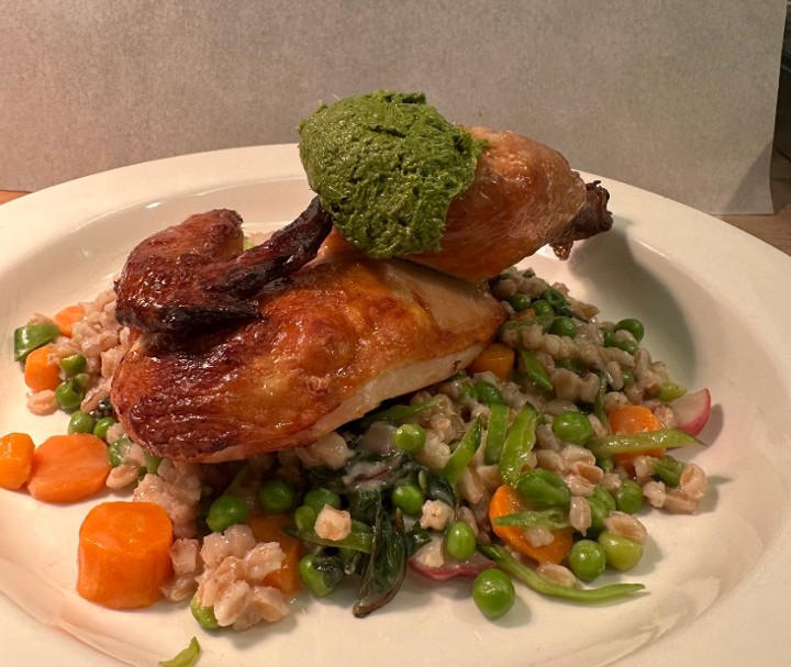 Roasted Ephraim Farm Half Chicken
