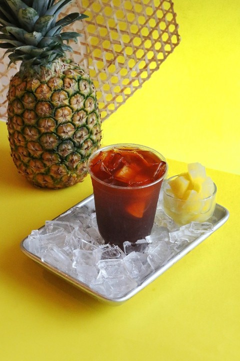 Iced Pineapple Thai Tea
