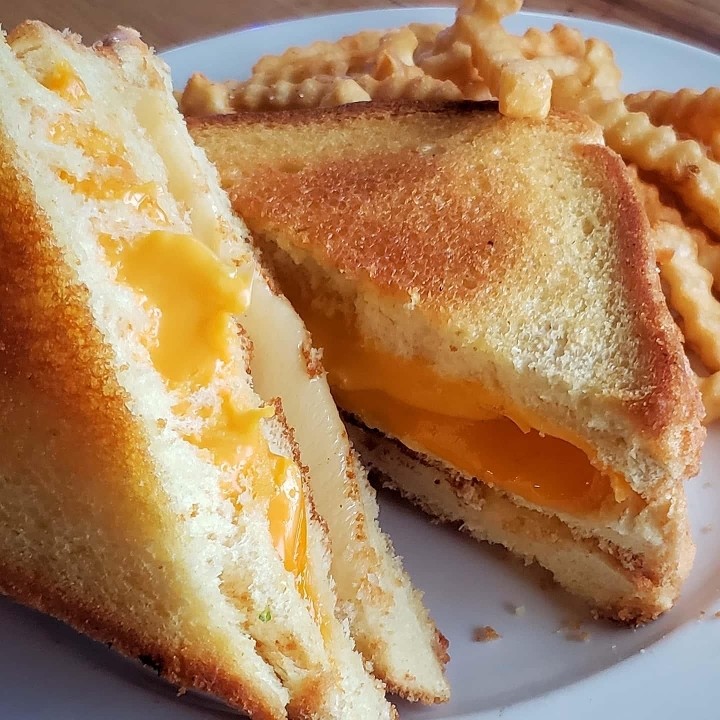 Triple Decker Grilled Cheese Sandwich