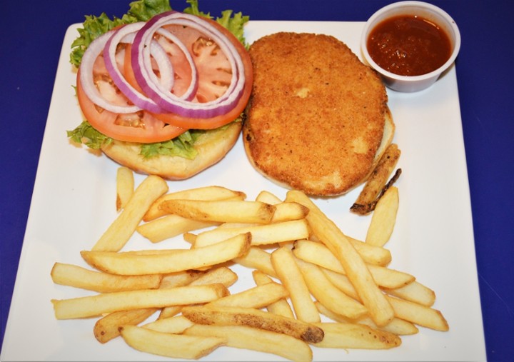 Vegetarian Fried Chicken Sandwich