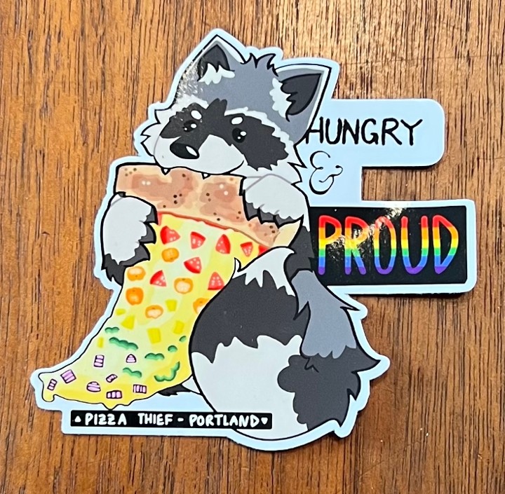 Hungry & Proud sticker