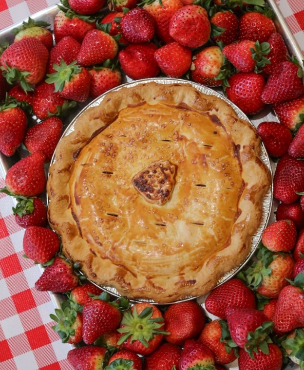 Strawberry Rhubarb Pie Whole