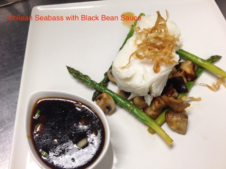 Chilean Sea Bass in Black Bean Sauce