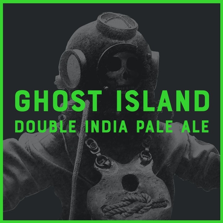 Ghost Island Double IPA-32oz Crowler