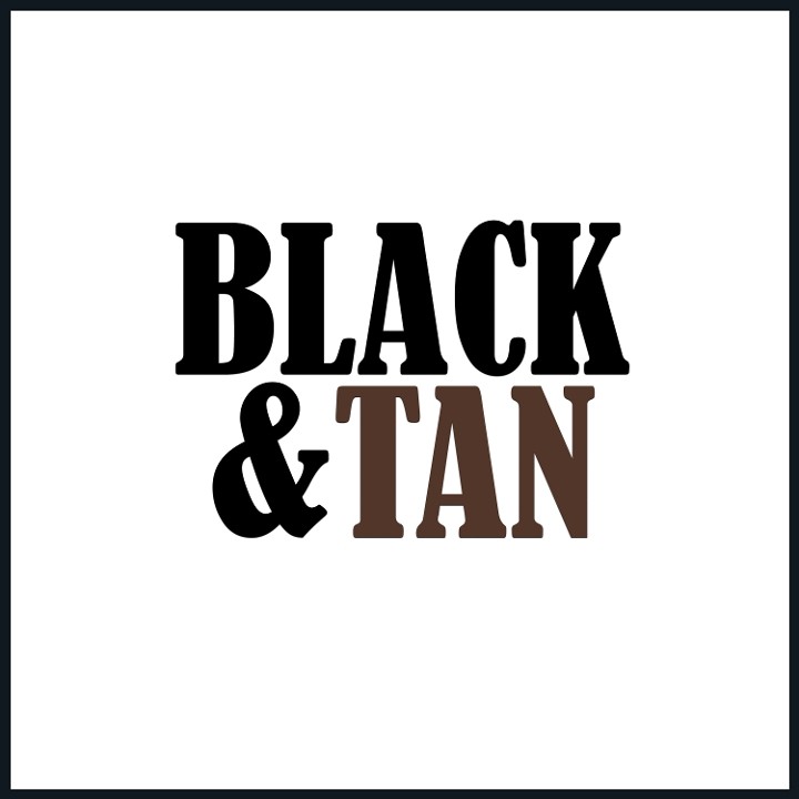 Black and Tan-64oz Growler