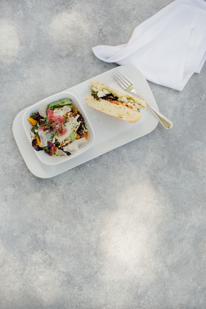 Half Panini + Half Salad